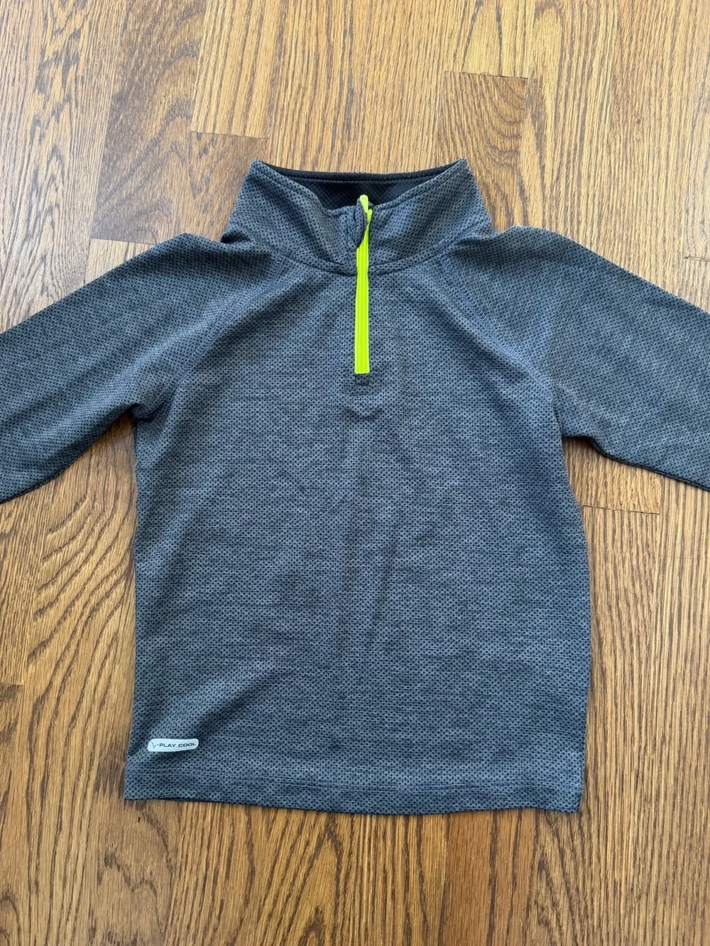 Grey and Lime Green Activewear Outfit, size 2T